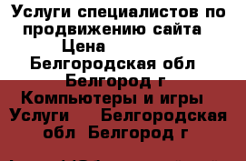 Услуги специалистов по продвижению сайта › Цена ­ 15 000 - Белгородская обл., Белгород г. Компьютеры и игры » Услуги   . Белгородская обл.,Белгород г.